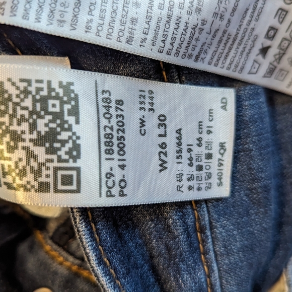 Levi's 721 High-rise Jeans 26 x 30" inseam - Picture 7 of 7